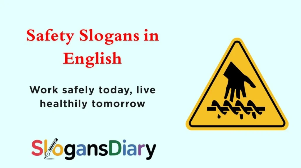 Safety Slogans in English
