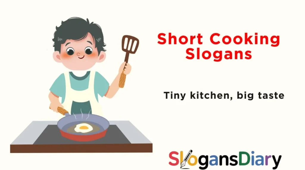 Short Cooking Slogans