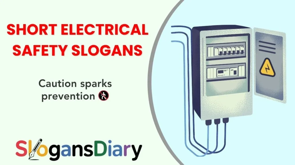 Short Electrical Safety Slogans