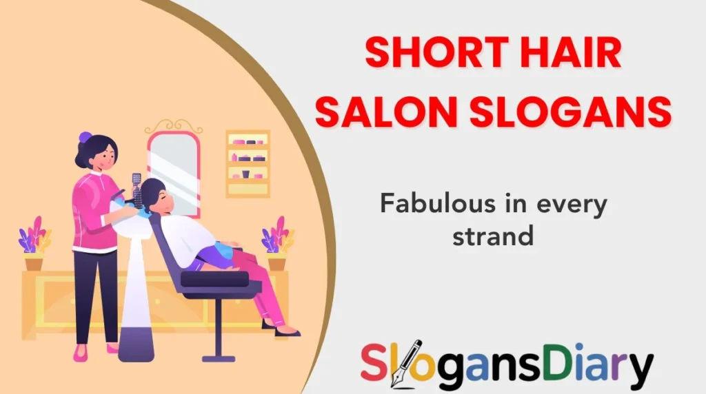Short Hair Salon Slogans