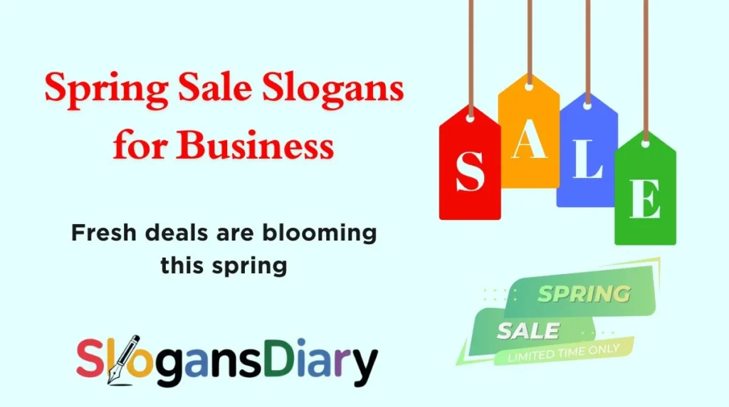 Spring Sale Slogans for Business