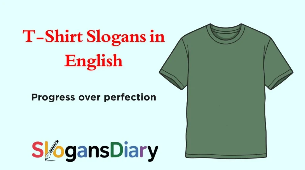 T-Shirt Slogans in English