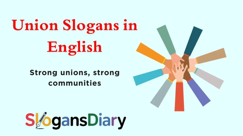 Union Slogans in English