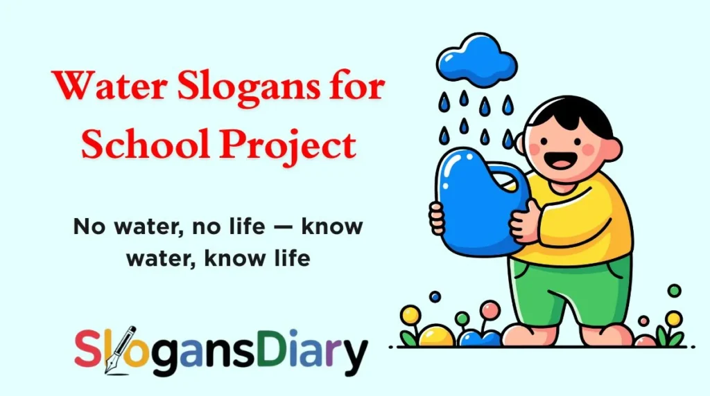 Water Slogans for School Project