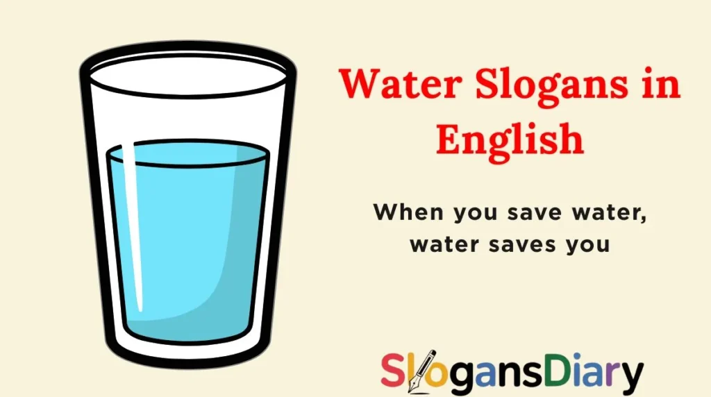 Water Slogans in English