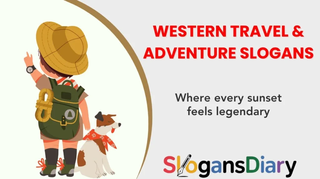 Western Travel & Adventure Slogans