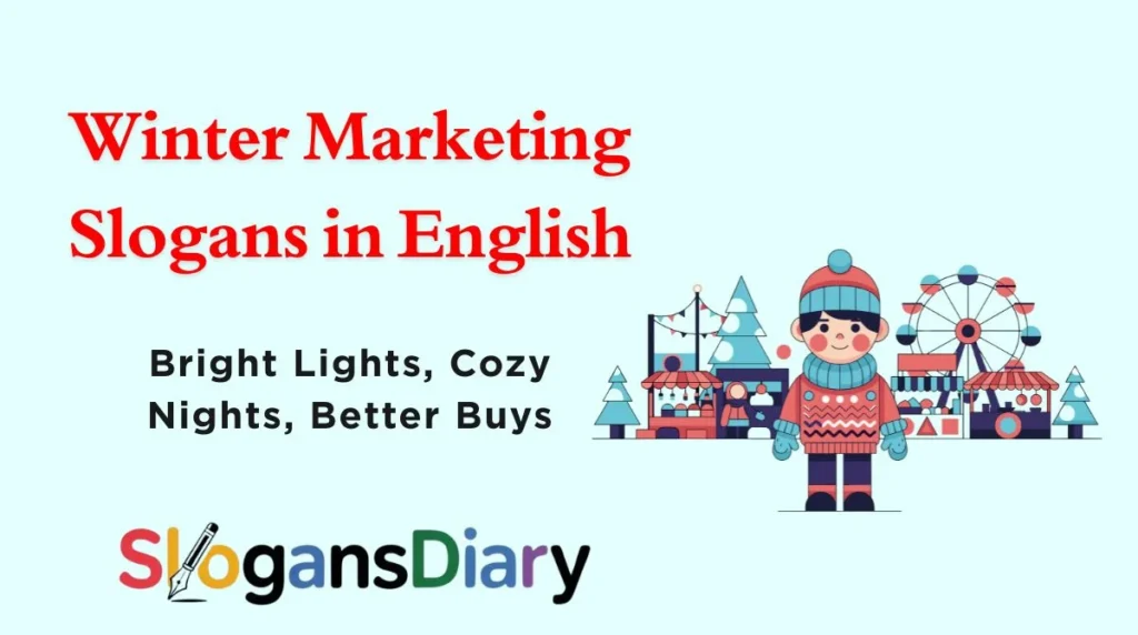 Winter Marketing Slogans in English