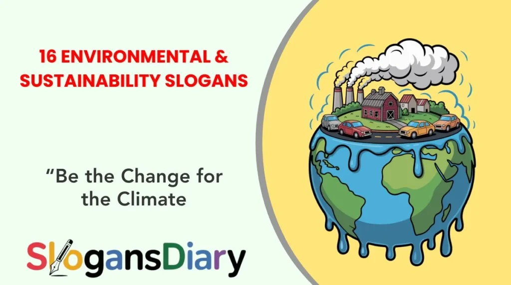 16 Environmental & Sustainability Slogans