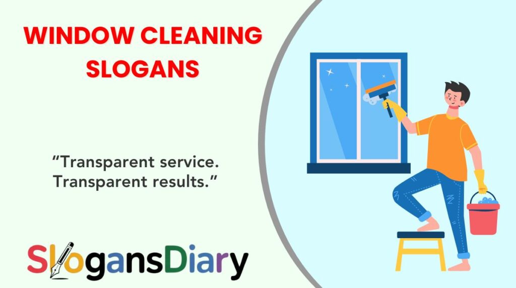 Window Cleaning Slogans