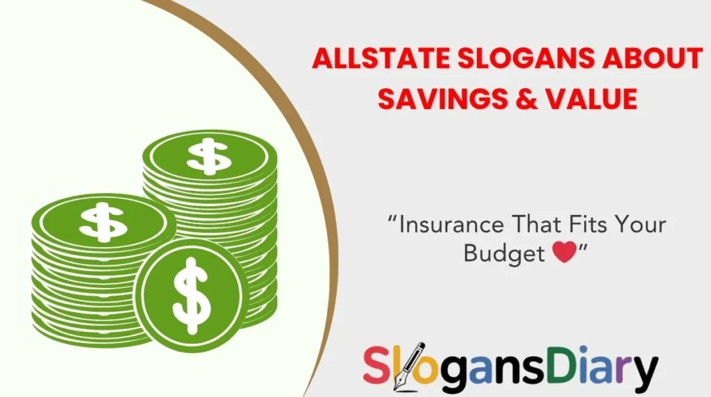 Allstate Slogans About Savings & Value