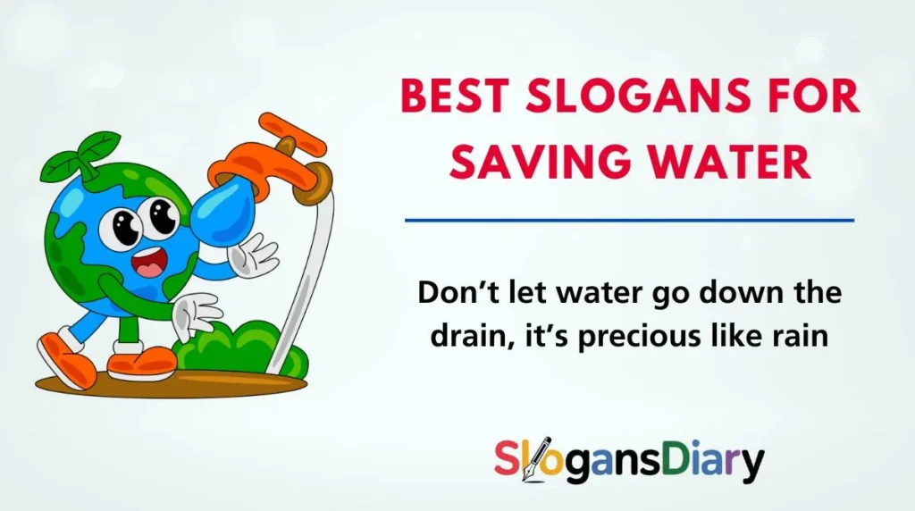 Best Slogans for Saving Water