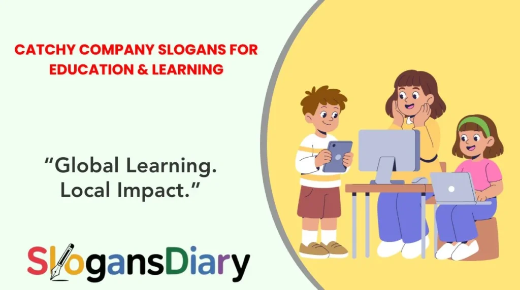 Catchy Company Slogans for Education & Learning