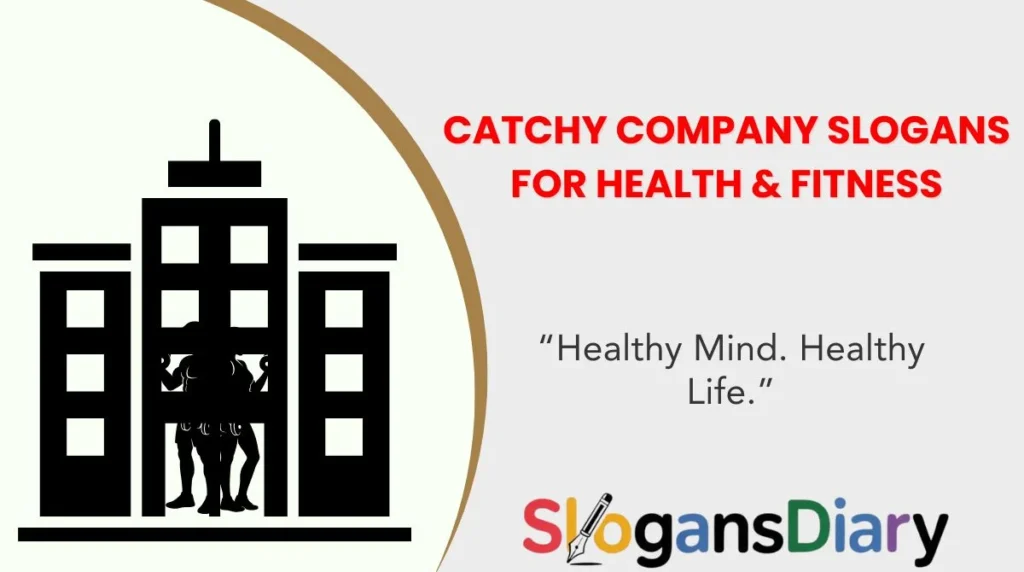 Catchy Company Slogans for Health & Fitness