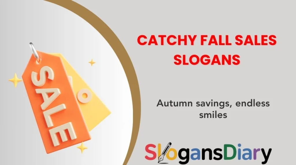 Catchy Fall Sales Slogans