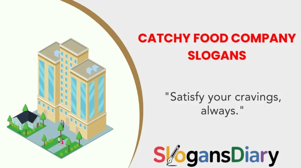 Catchy Food Company Slogans