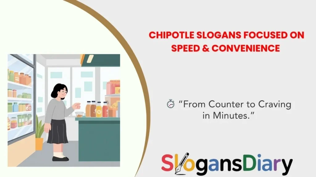Chipotle Slogans Focused on Speed & Convenience