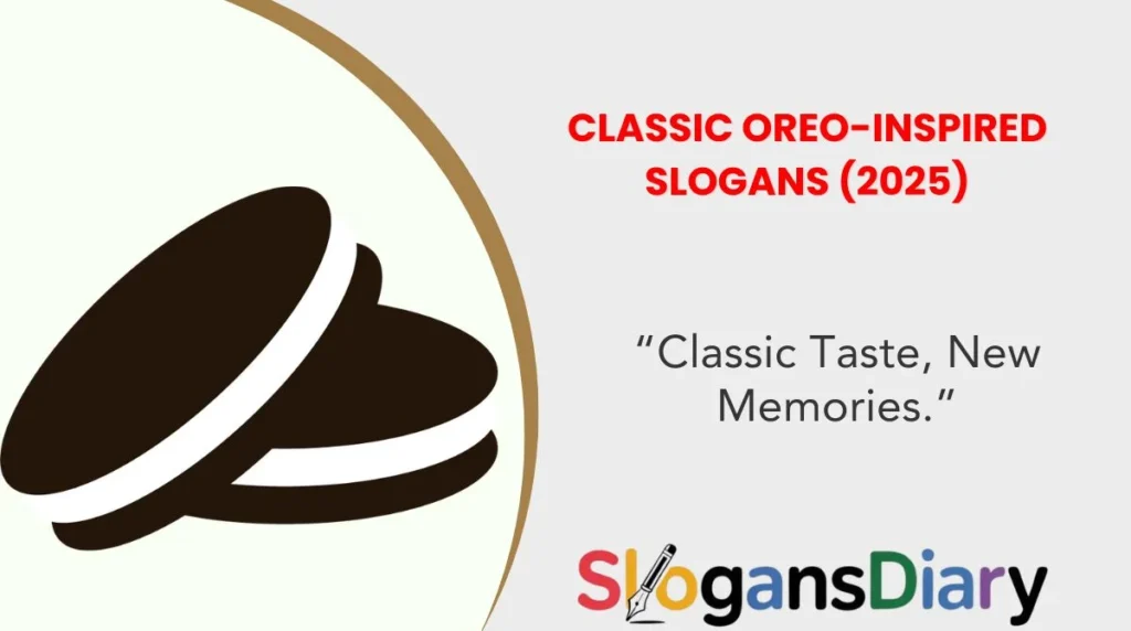 Classic Oreo-Inspired Slogans (2025)