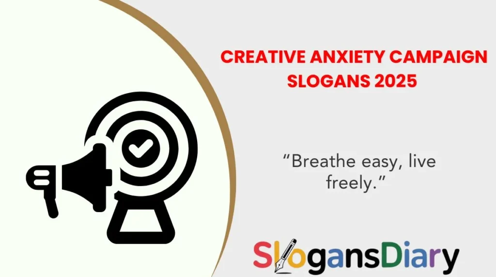 Creative Anxiety Campaign Slogans 2025 
