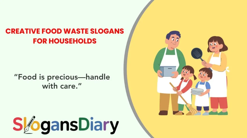 Creative Food Waste Slogans for Households