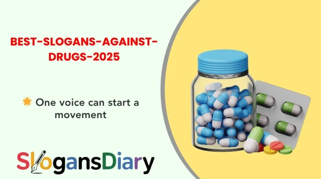 Creative Slogans Against Drugs for Campaigns