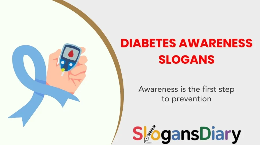 Diabetes Awareness Slogans