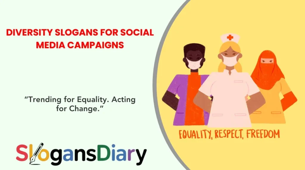 Diversity Slogans for Social Media Campaigns
