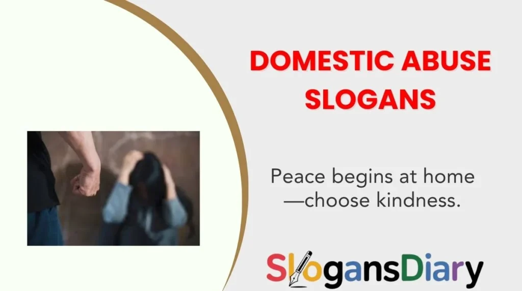 Domestic Abuse Slogans