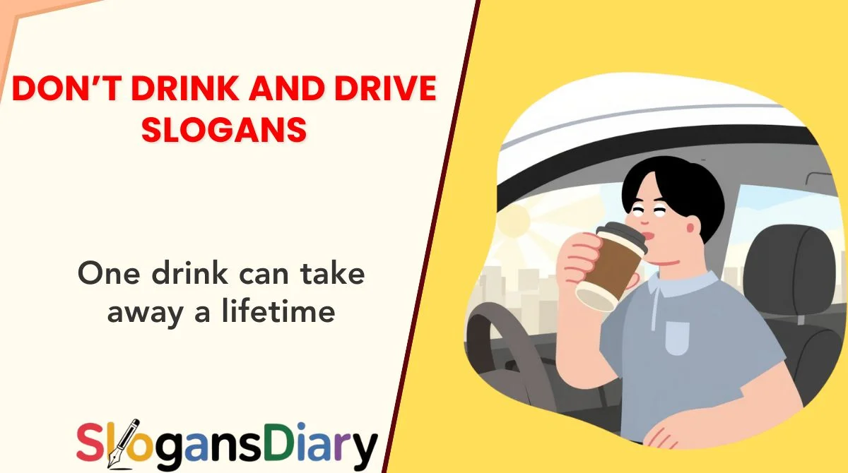 Don’t Drink and Drive Slogans
