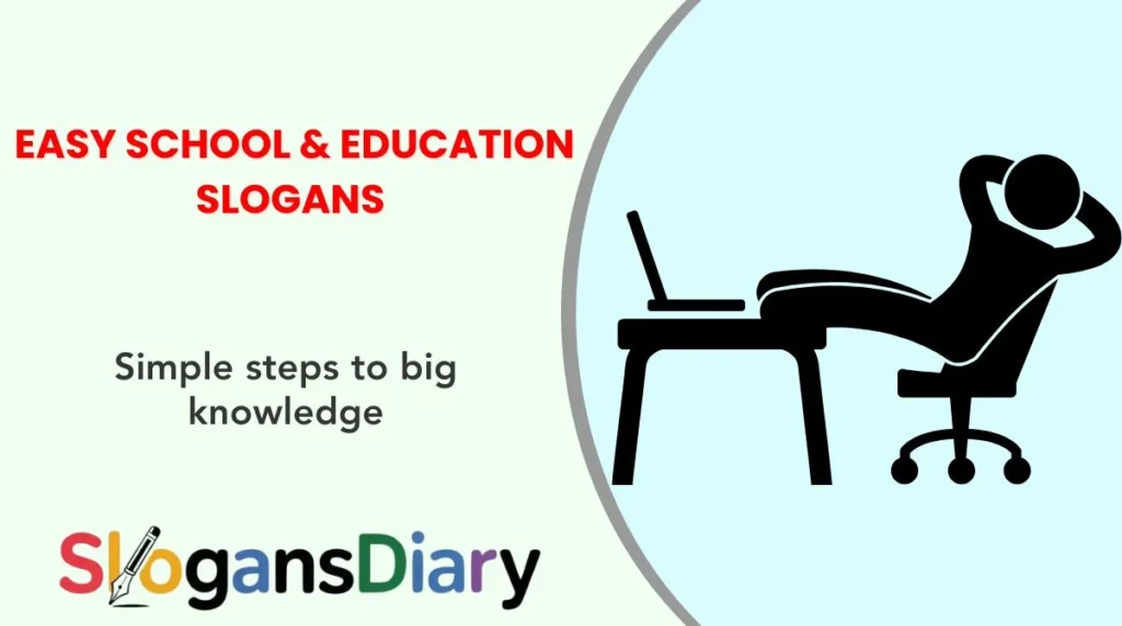 Easy School & Education Slogans