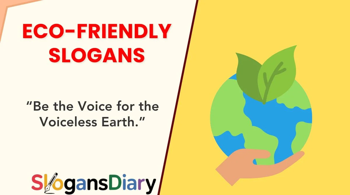 Eco-Friendly Slogans