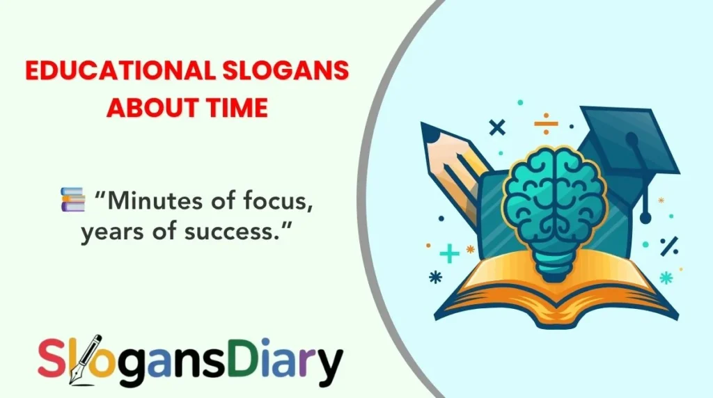 Educational Slogans About Time