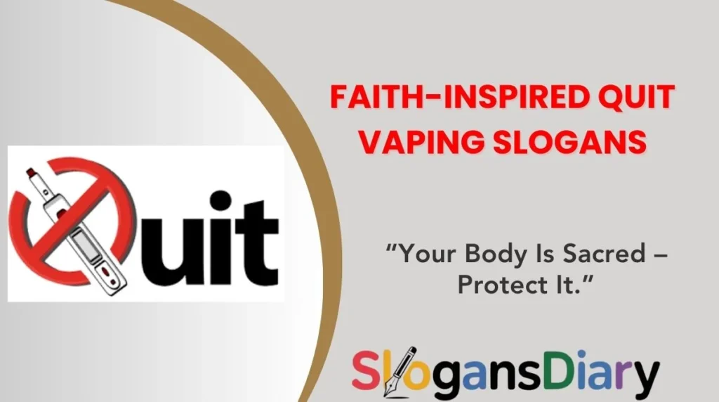 Faith-Inspired Quit Vaping Slogans