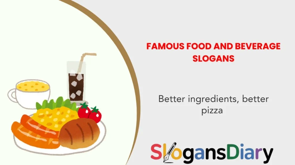 Red Bull gives you wings ๐ชฝ
Famous Food and Beverage Slogans