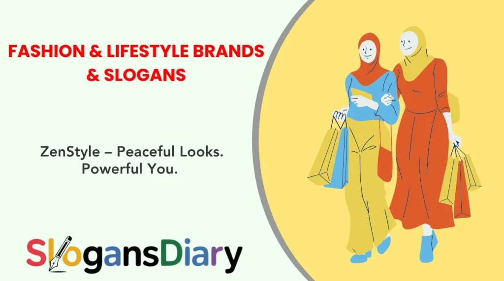 Fashion & Lifestyle Brands & Slogans