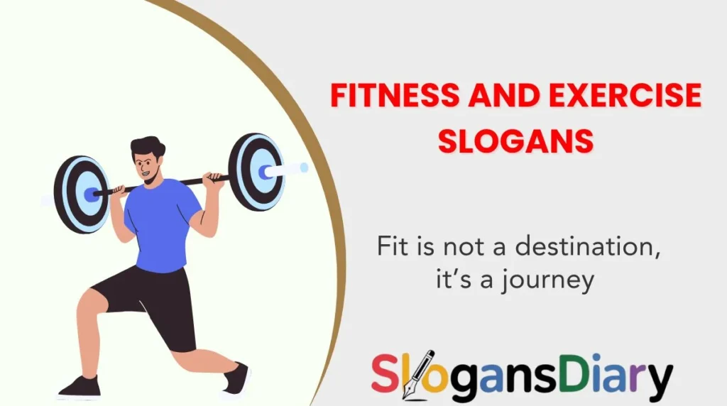 Fitness and Exercise Slogans