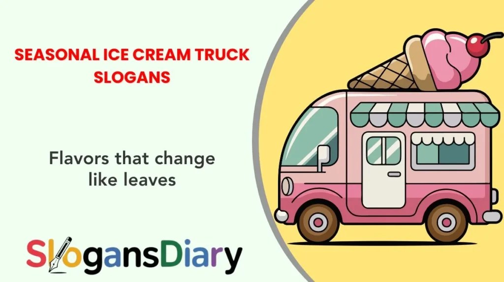 Flavors that change like leaves