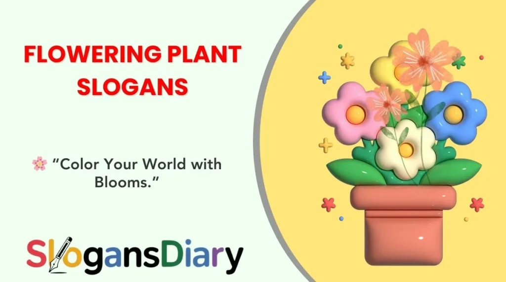 Flowering Plant Slogans