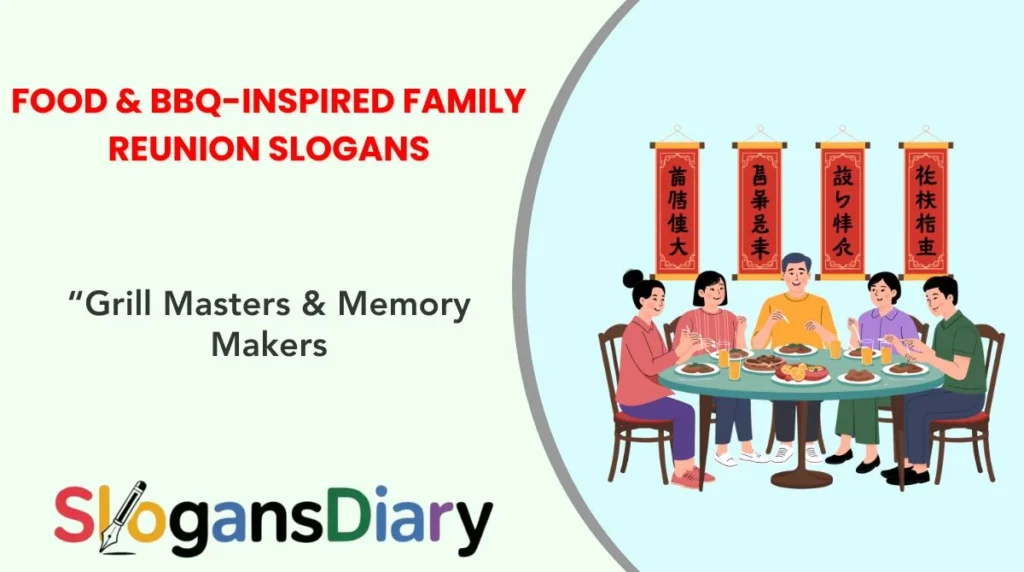 Food & BBQ-Inspired Family Reunion Slogans