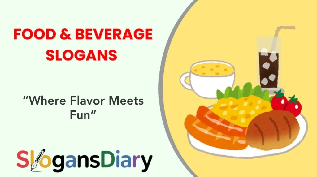 Food & Beverage Slogans