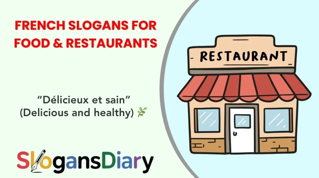 French Slogans for Food & Restaurants