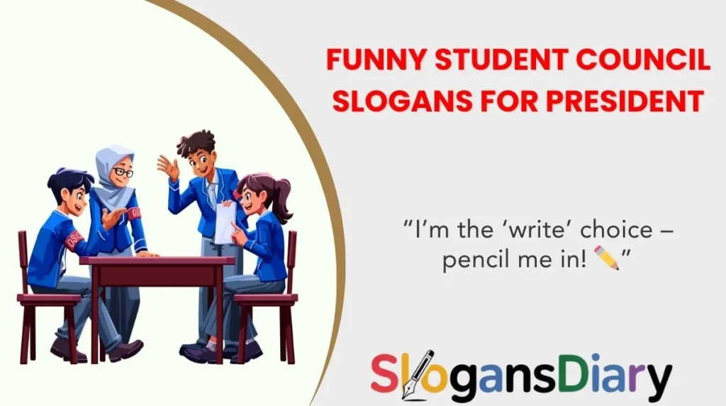 Funny Student Council Slogans for President