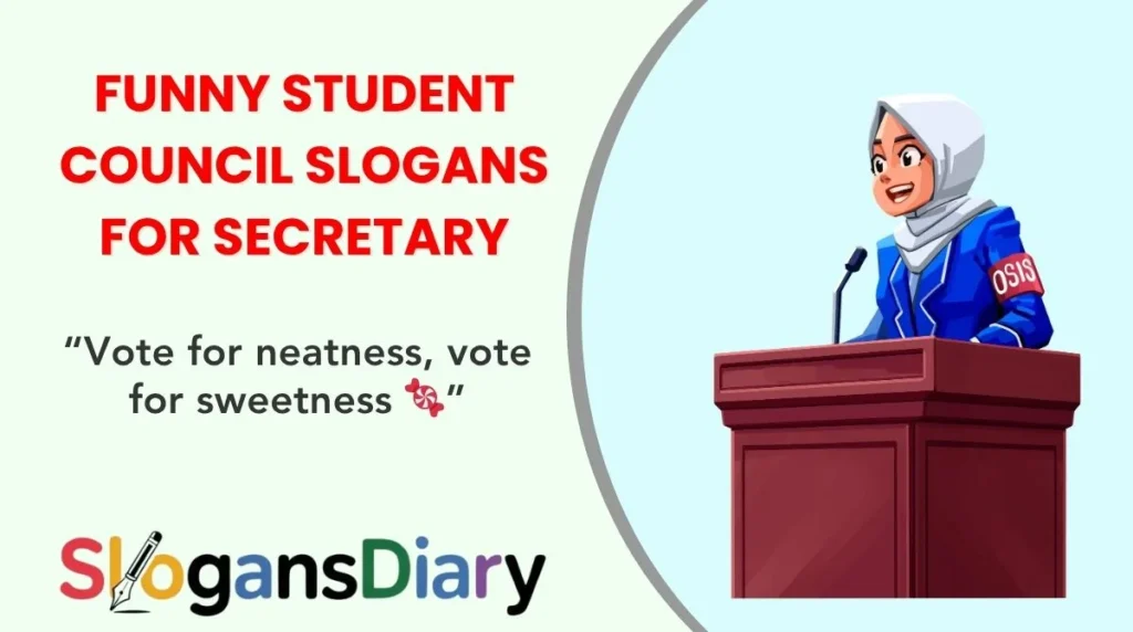 Funny Student Council Slogans for Secretary