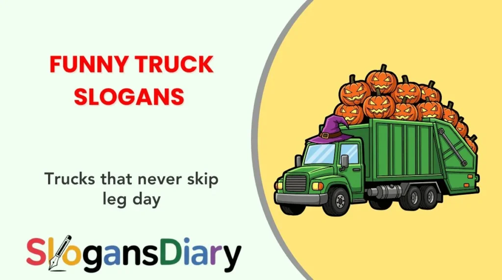 Funny Truck Slogans