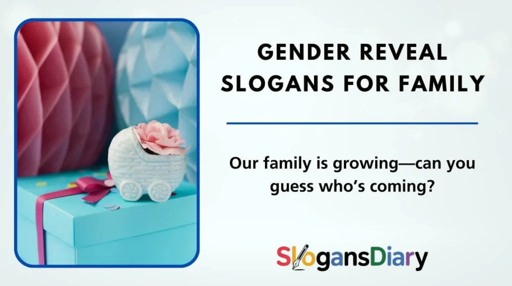 Gender Reveal Slogans for Family