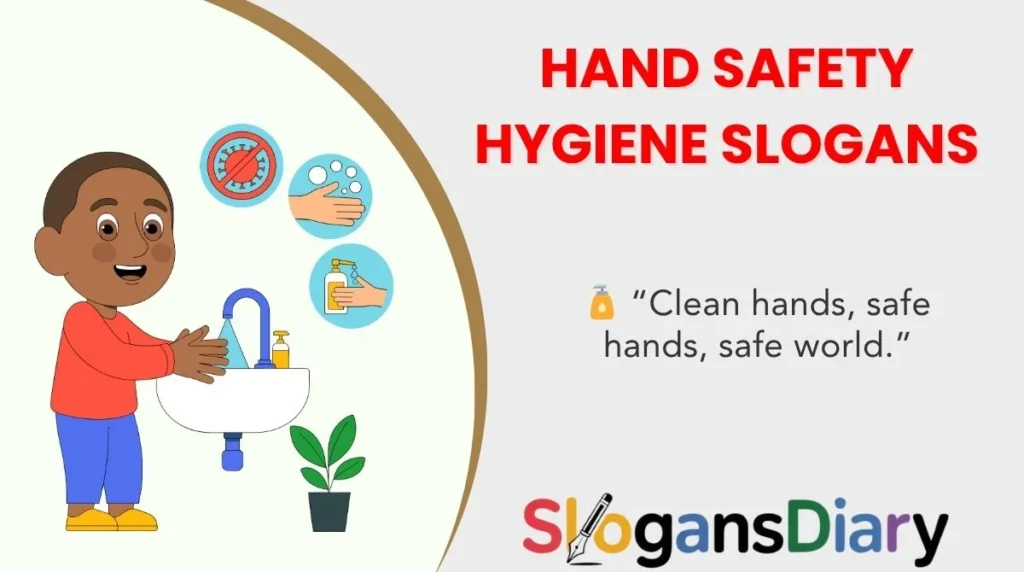 Hand Safety Hygiene Slogans