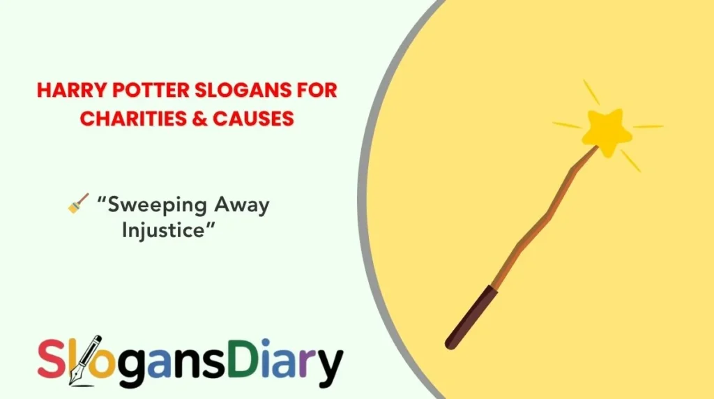 Harry Potter Slogans for Charities & Causes