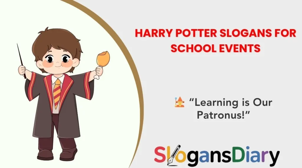 Harry Potter Slogans for School Events
