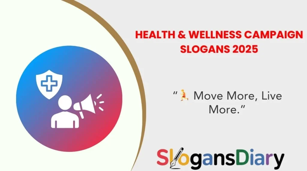 Health & Wellness Campaign Slogans 2025