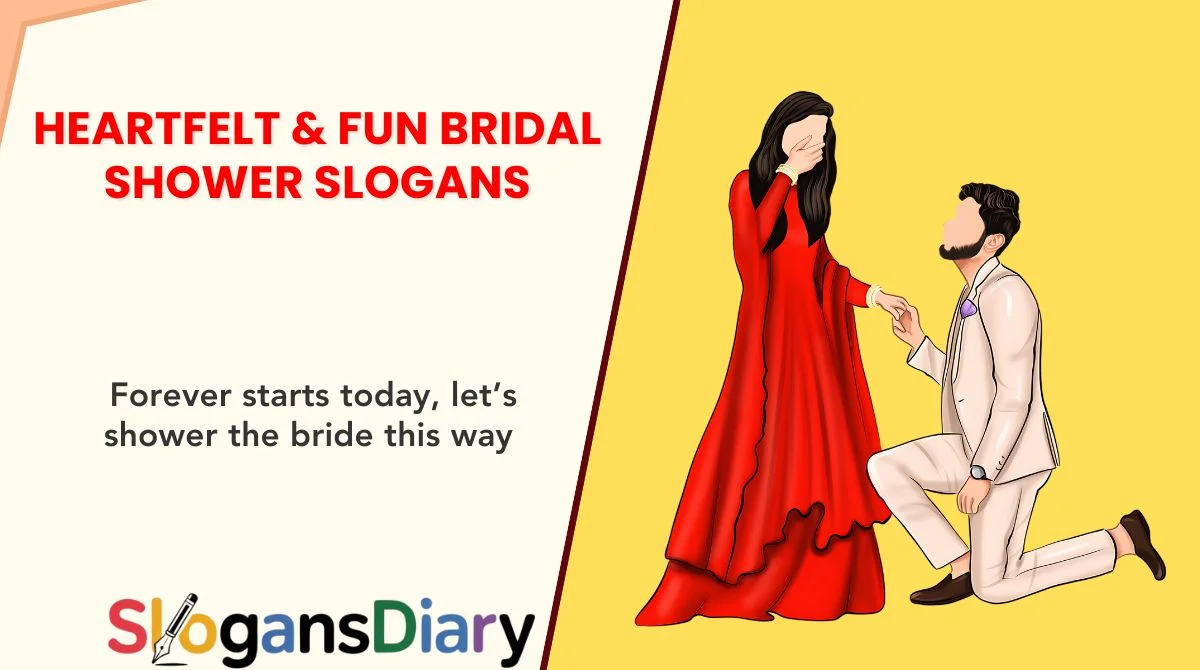 Heartfelt & Fun Bridal Shower Slogans