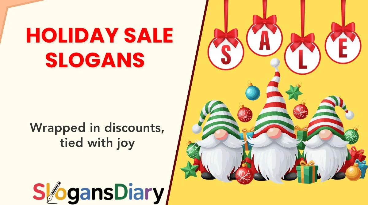 Holiday Sale Slogans